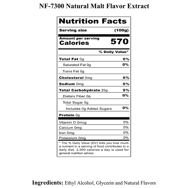 Malt Flavor Extract, Natural