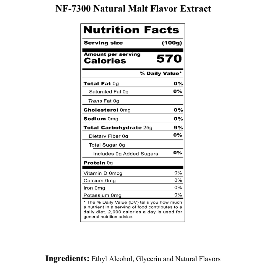 Malt Flavor Extract, Natural