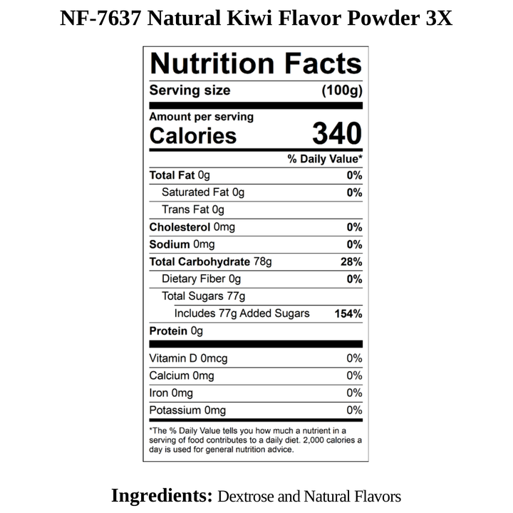 Kiwi Super Concentrated Flavor Powder (3X Fold)
