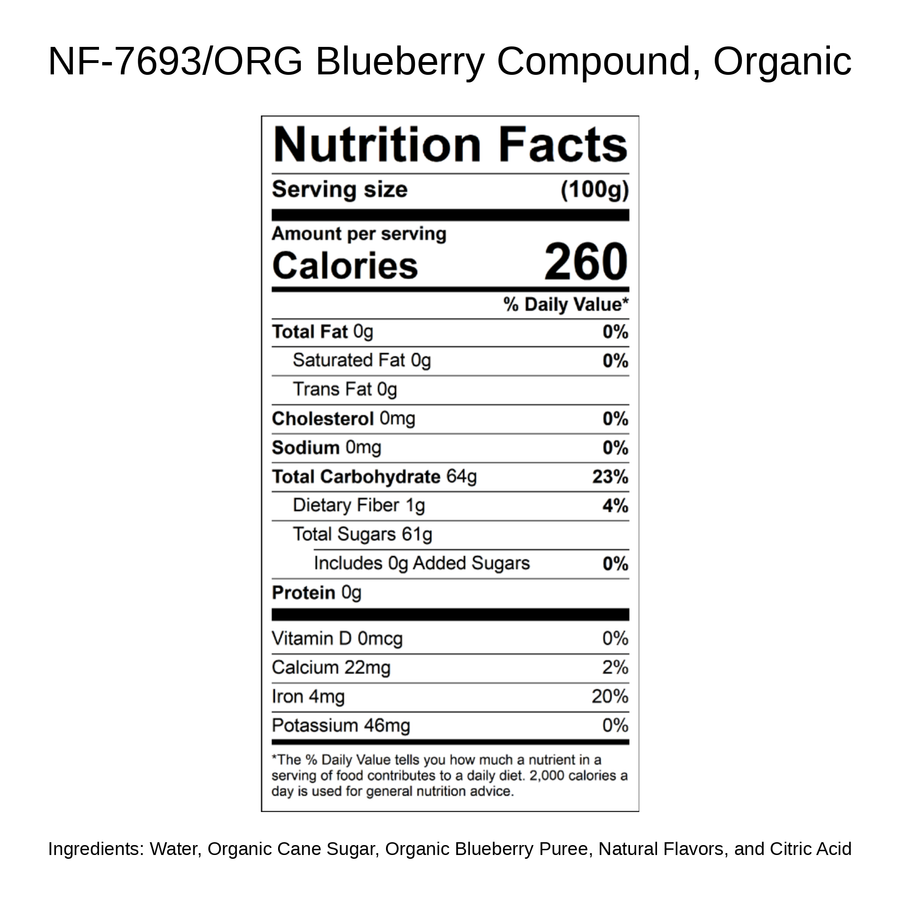 Blueberry Compound, Organic