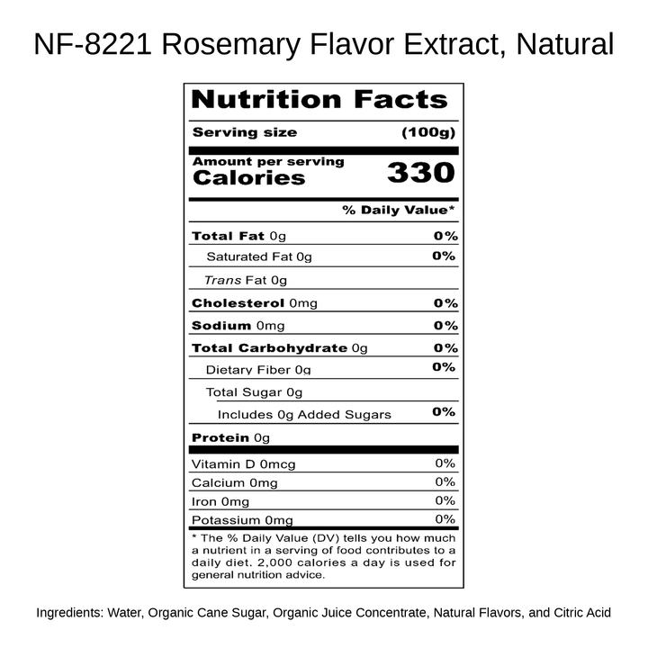 Rosemary Flavor Extract, Natural
