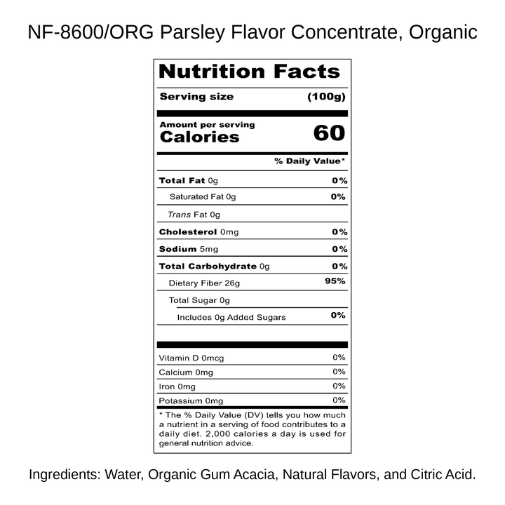 Parsley Flavor Concentrate, Organic