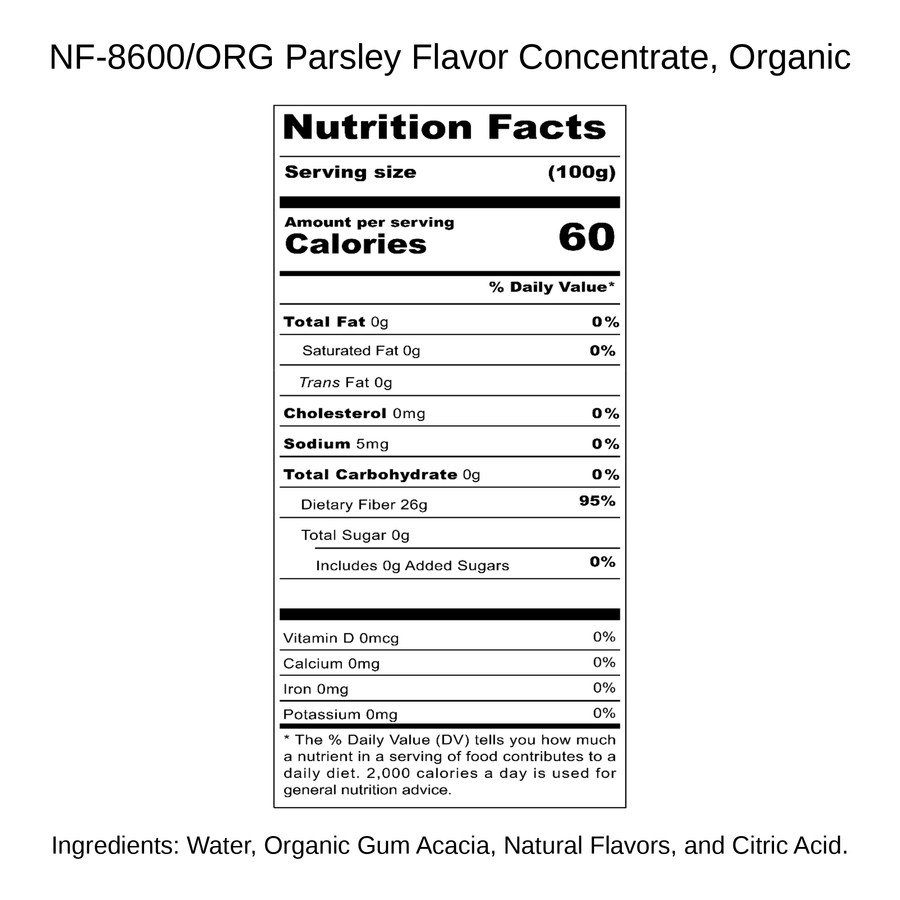 Parsley Flavor Concentrate, Organic