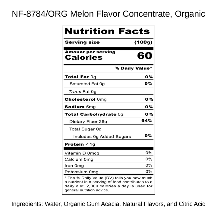 Melon Flavor Concentrate, Organic
