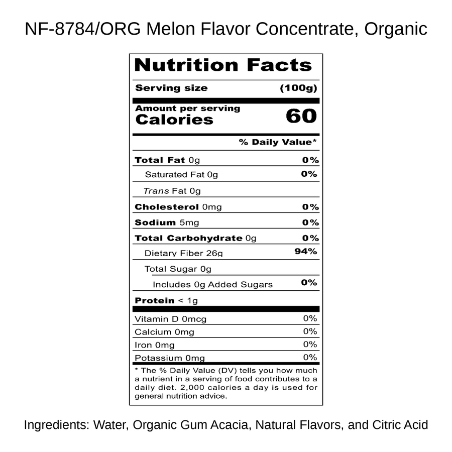 Melon Flavor Concentrate, Organic