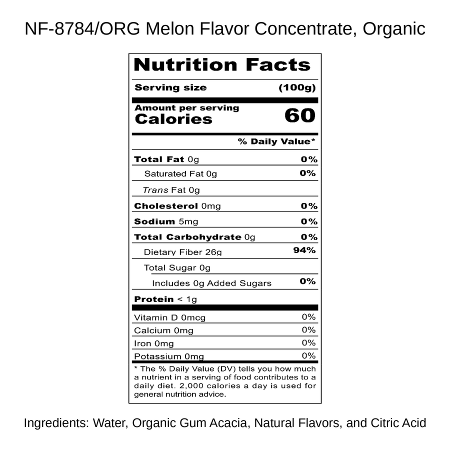 Melon Flavor Concentrate, Organic