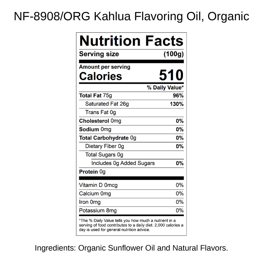 Kahlua Flavoring Oil, Organic