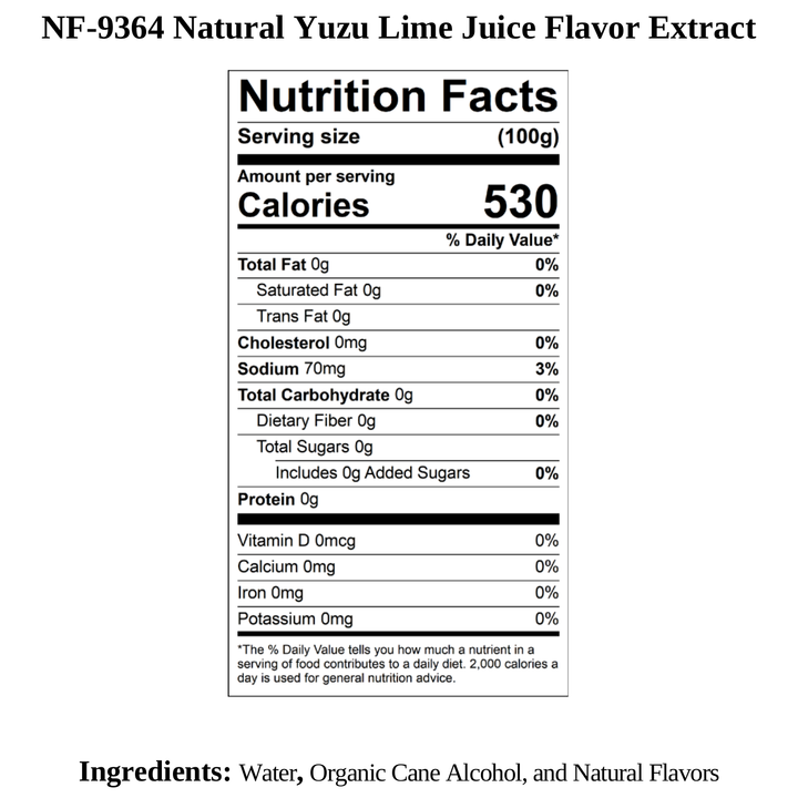 Yuzu Flavor Extract, Natural