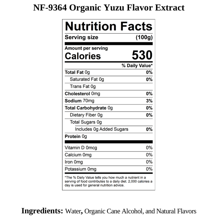 Yuzu Flavor Extract, Organic