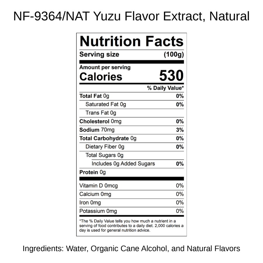 Yuzu Flavor Extract, Natural
