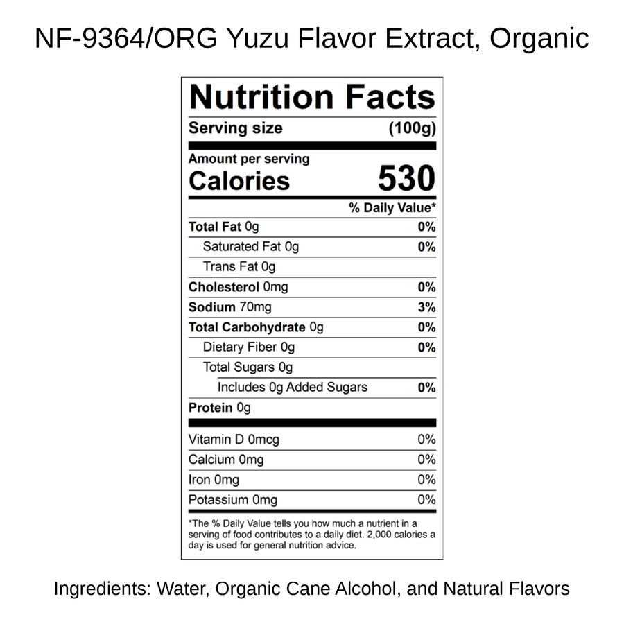 Yuzu Flavor Extract, Organic