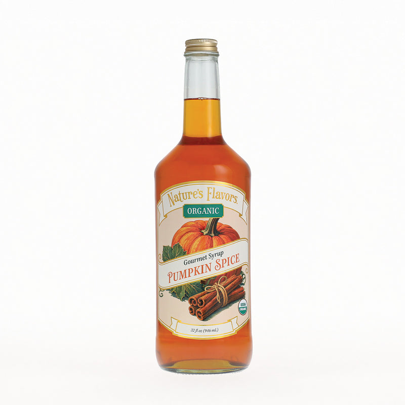 32 oz bottle of Pumpkin Spice Syrup, Organic