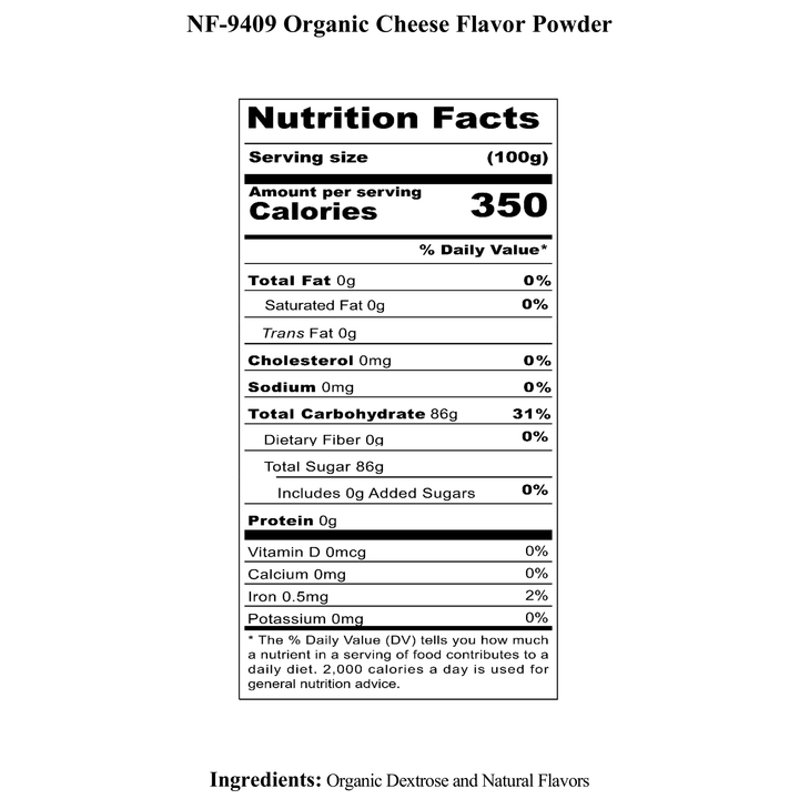 Cheese Flavoring Powder, Organic