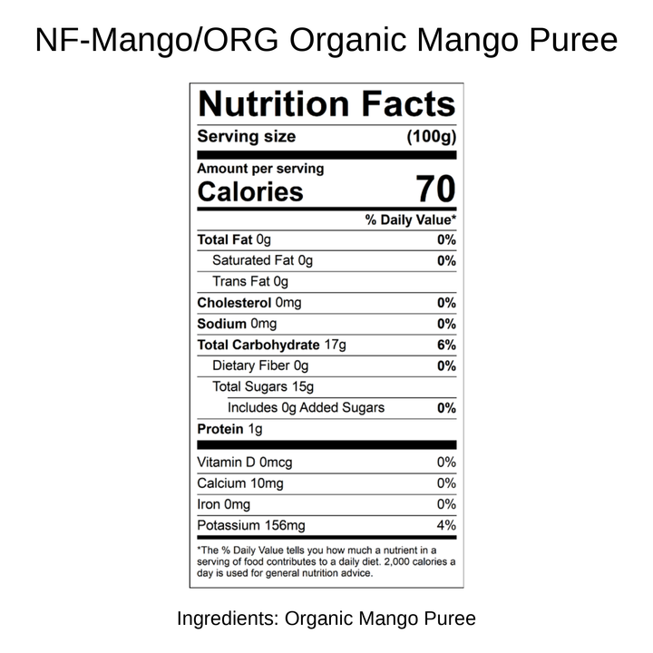 Organic Mango Puree