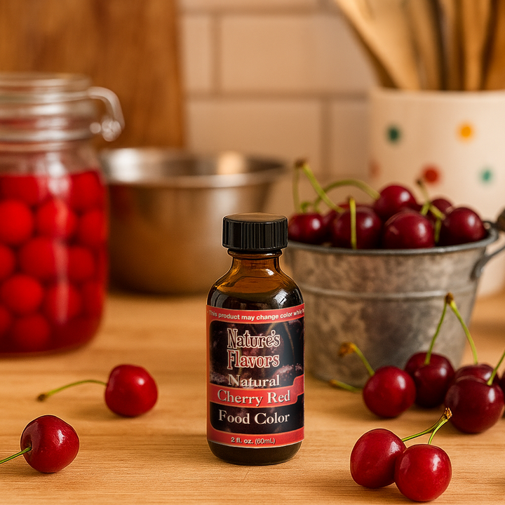 Nature's Flavors Natural Cherry Red Food Color 2oz