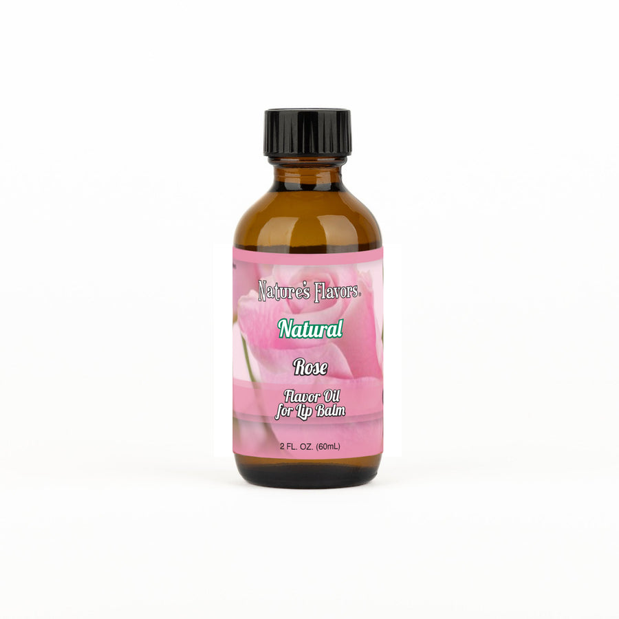 Nature's Flavors Natural Rose Flavor Oil for Lip Balm 2oz.