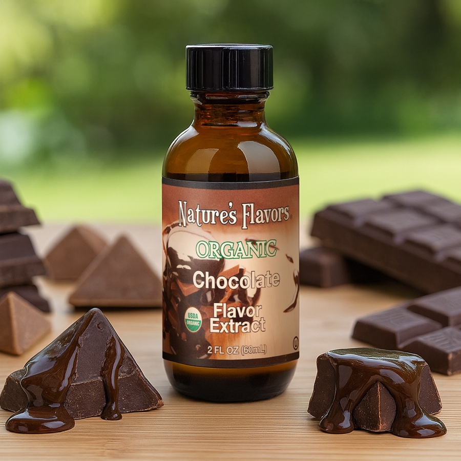 Nature's Flavors Organic Chocolate Flavor Extract 2oz
