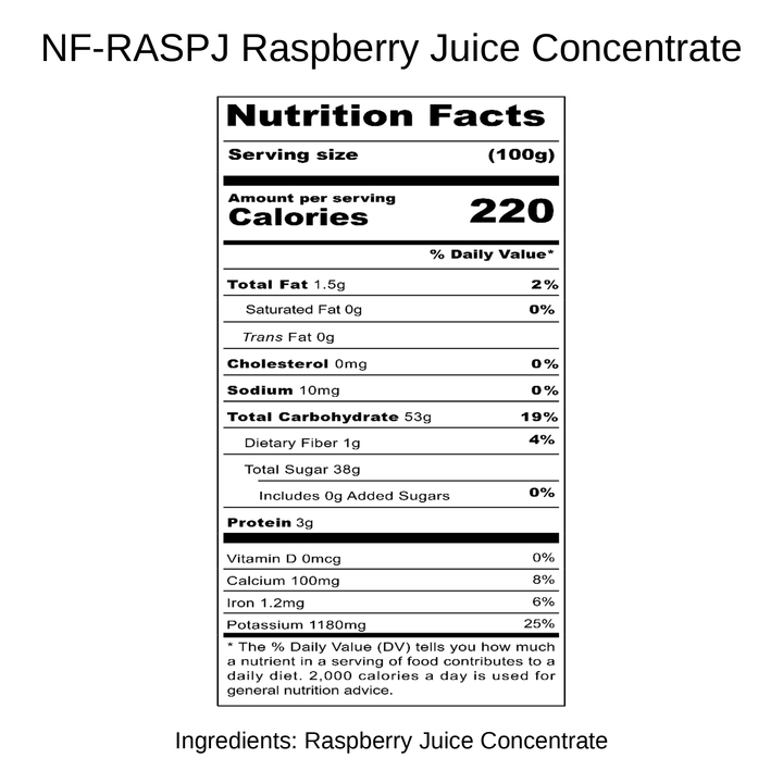 Raspberry Juice Concentrate