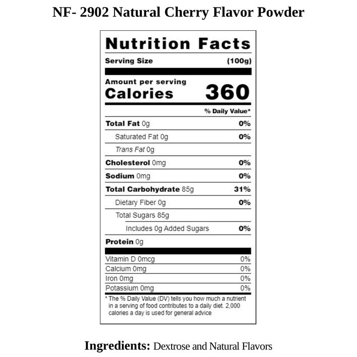 Cherry Flavor Powder, Natural