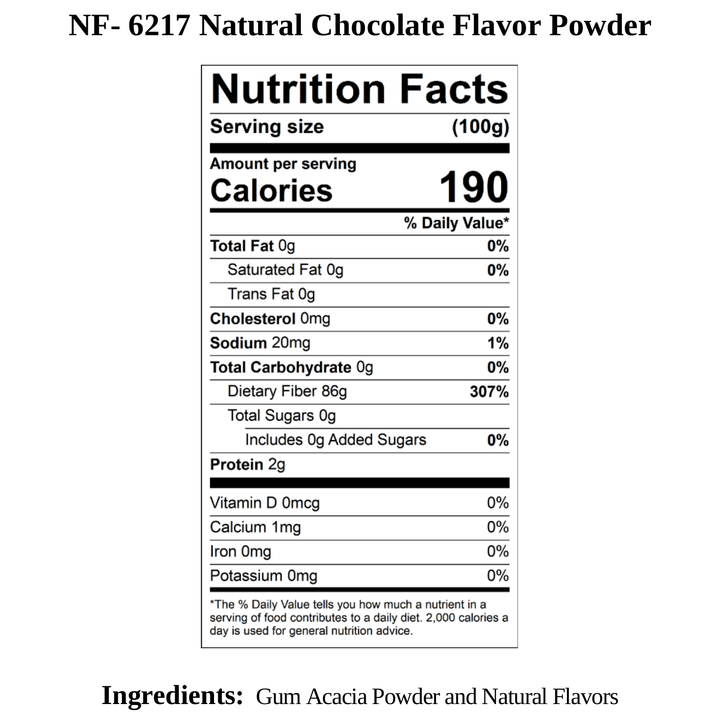 Chocolate Sugar Free Flavor Powder