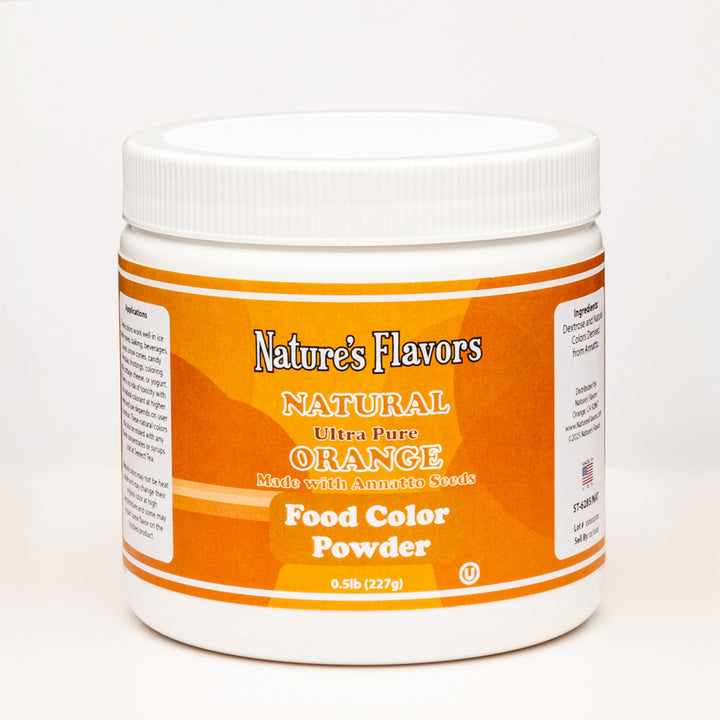 Orange Food Coloring Powder, Natural Ultra Pure made with Annatto Seeds