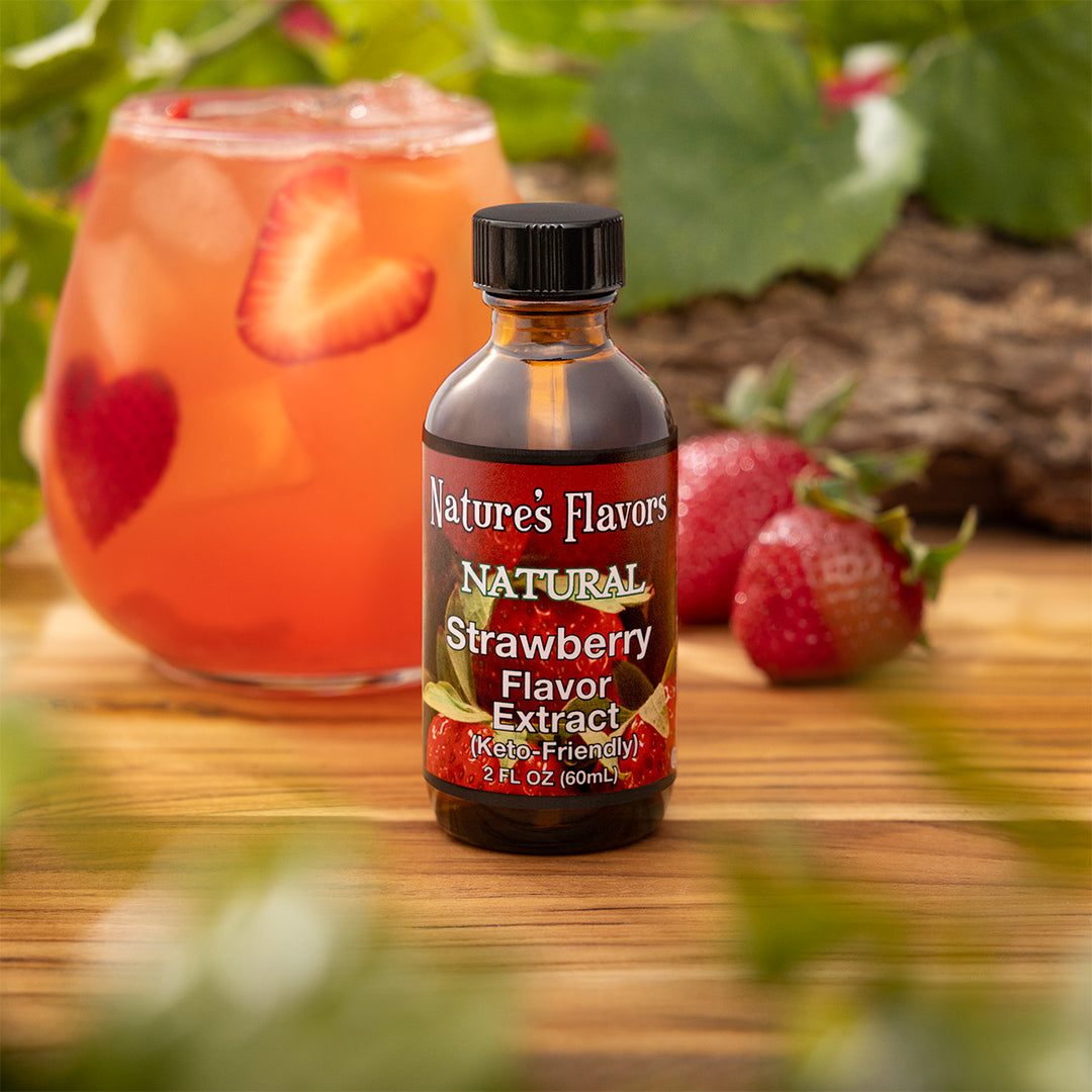 Strawberry Flavored Extract, Keto-Friendly