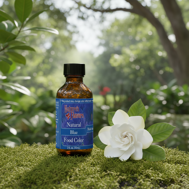 Blue Food Coloring, Natural (Made from Gardenia)