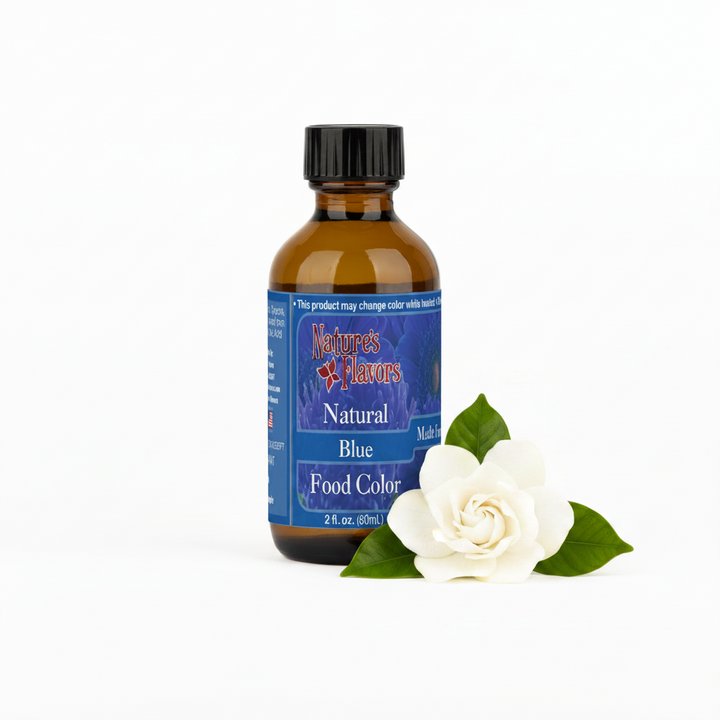 Blue Food Coloring, Natural (Made from Gardenia)