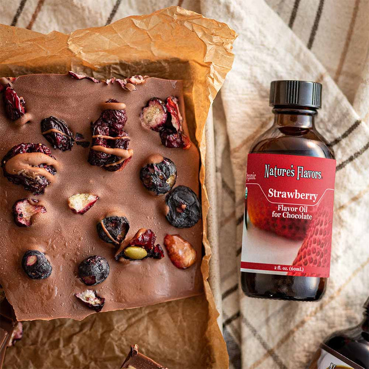 Organic Strawberry Flavor Oil For Chocolate