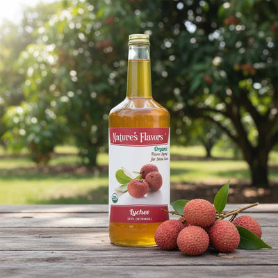 Lychee Snow Cone Syrup, Organic