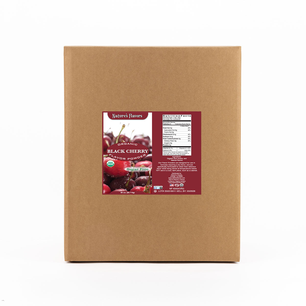 Black Cherry Flavor Powder (Sugar-Free), Organic – Nature's Flavors