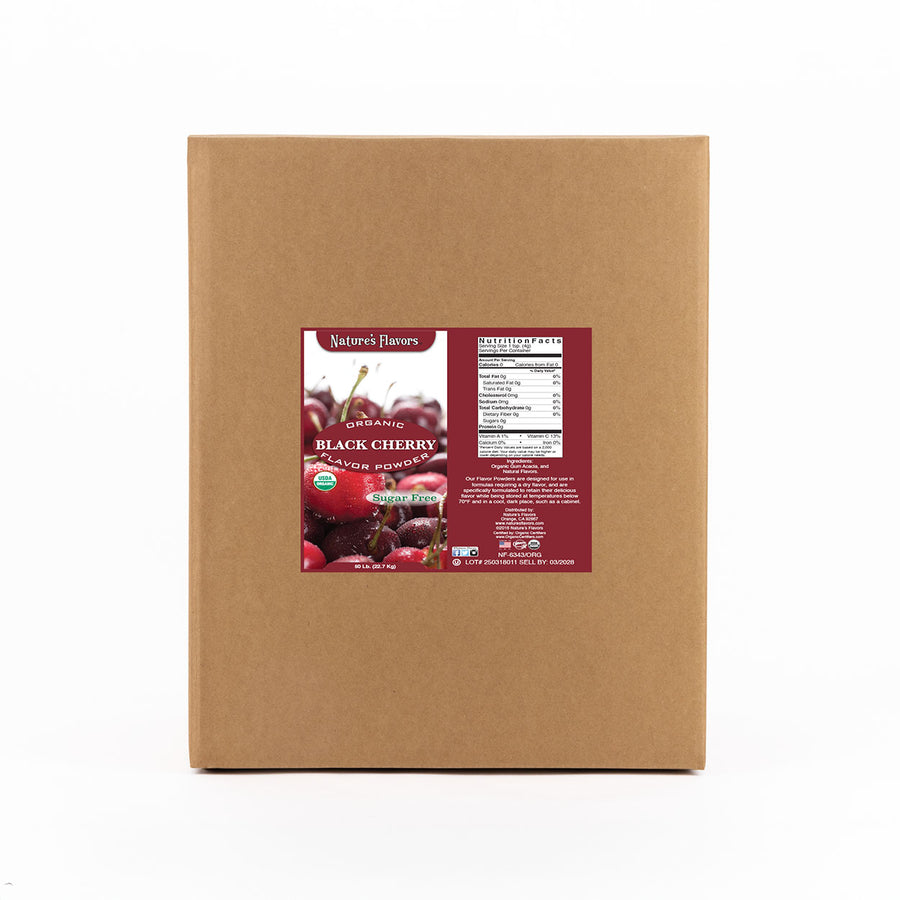 Black Cherry Flavor Powder (Sugar-Free), Organic