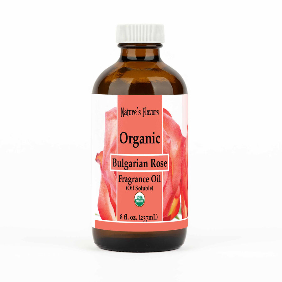 Bulgarian Rose Fragrance Oil (Oil Soluble), Organic