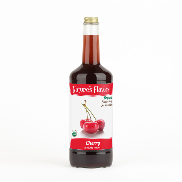 Cherry Snow Cone Syrup, Organic