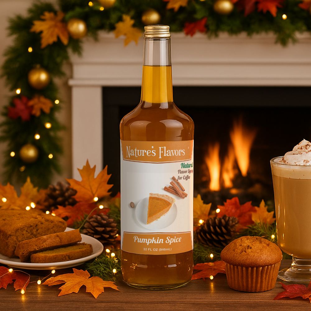 Pumpkin Spice Coffee Syrup, Natural
