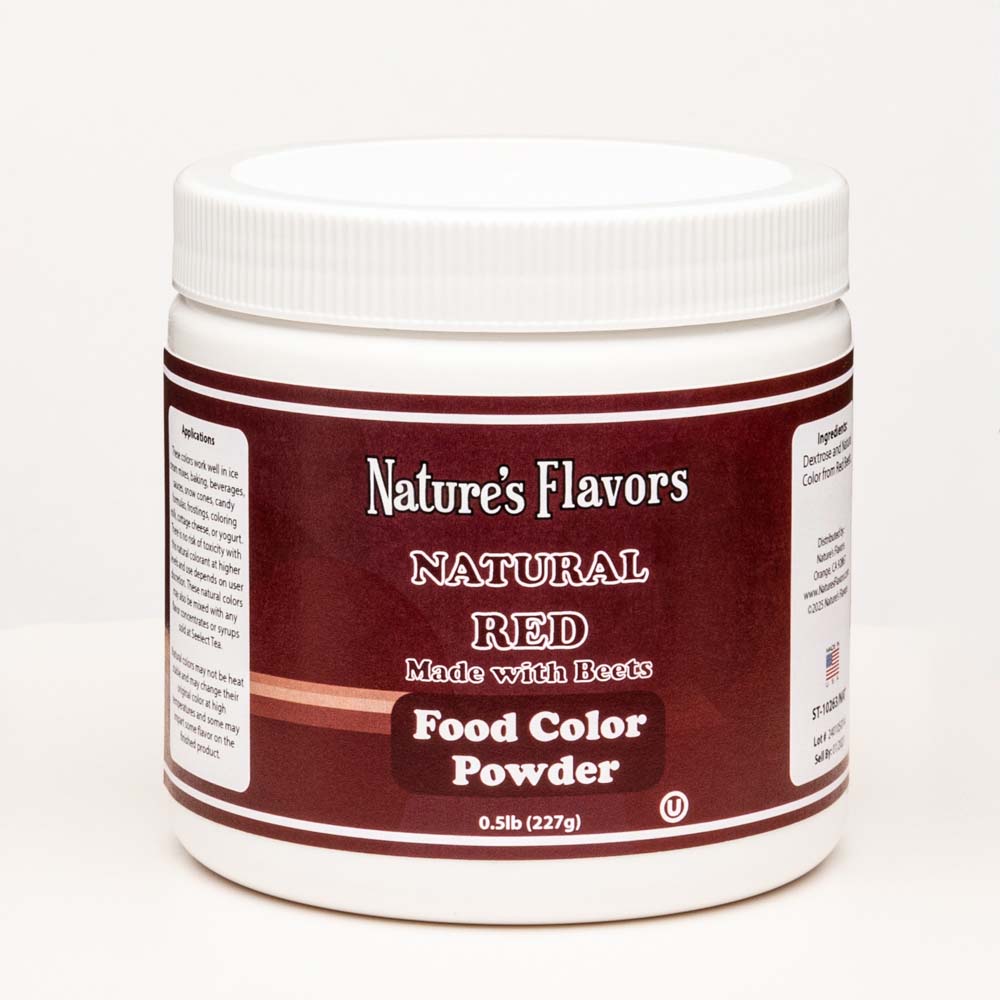 Red Food Coloring Powder (Made with Beets), Natural – Nature's Flavors