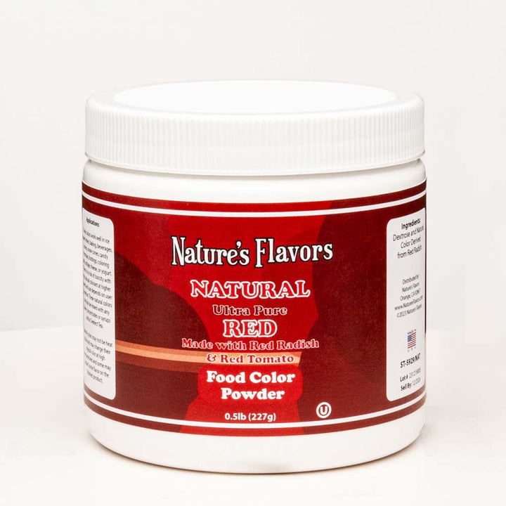 Red Food Coloring Powder (Made with Red Radish & Red Tomato) Ultra Pure, Natural