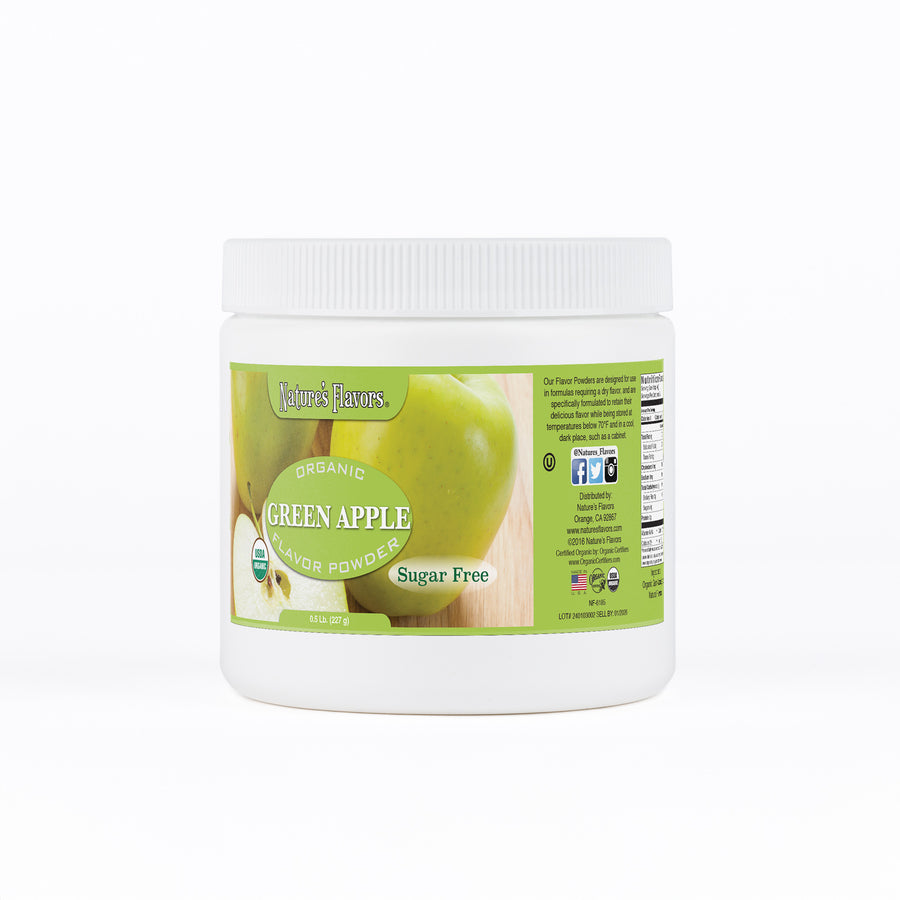 Green Apple Flavor Powder (Sugar-Free), Organic