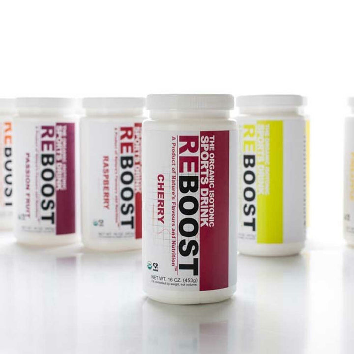 REBOOST Cherry Isotonic Organic Energy Drink Powder