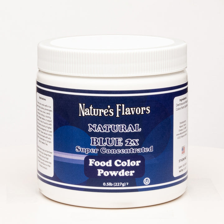 Blue Food Coloring Powder (Natural) 2x Fold Super Concentrated