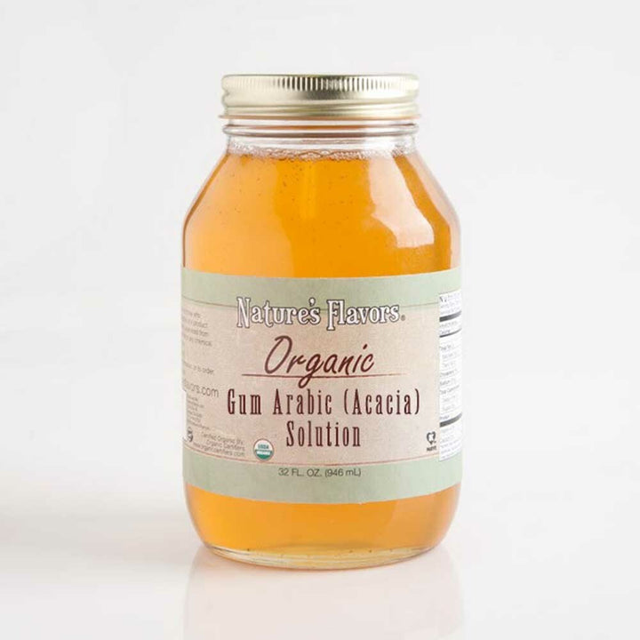 Organic Gum Arabic (Acacia) Liquid Solution