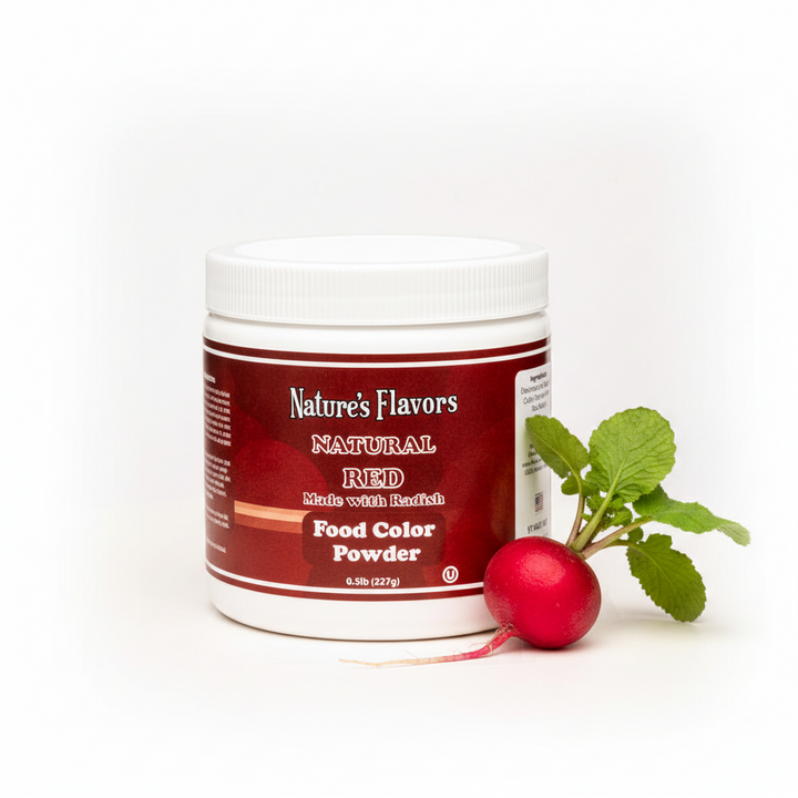 Red Food Coloring Powder (Made with Red Radish), Natural