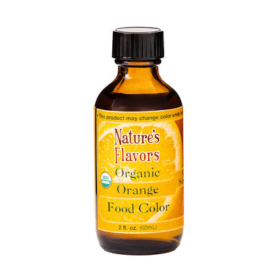 Orange Food Coloring (Organic), Water-Soluble Super Concentrate