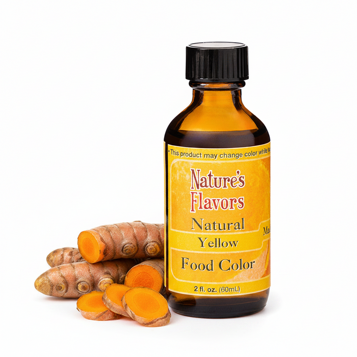 Yellow Food Coloring made with Turmeric, Natural