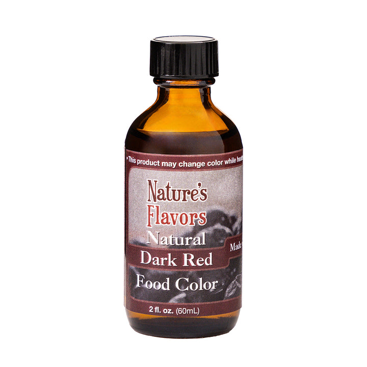 Dark Red Food Coloring (Made with Elderberries), Natural