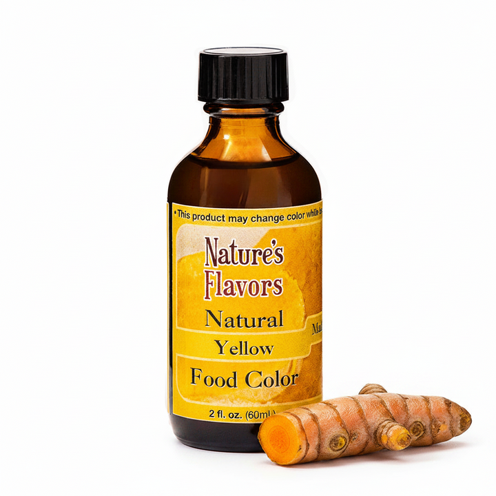 Yellow Food Coloring (Made with Turmeric), Natural