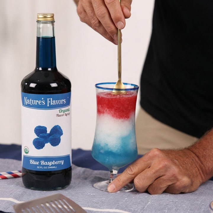 Blue Raspberry Syrup, Organic