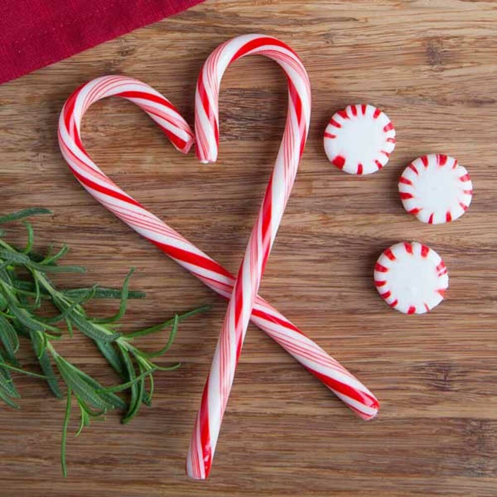Candy Cane Cotton Candy (Ready to Eat)