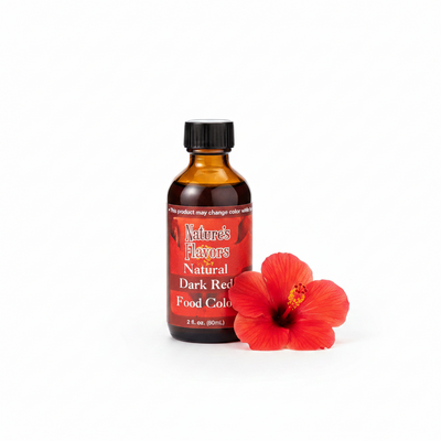 Dark Red Food Coloring (Made with Red Radish & Hibiscus), Natural