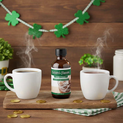 Organic Irish Cream Coffee and Tea Flavoring Without Diacetyl